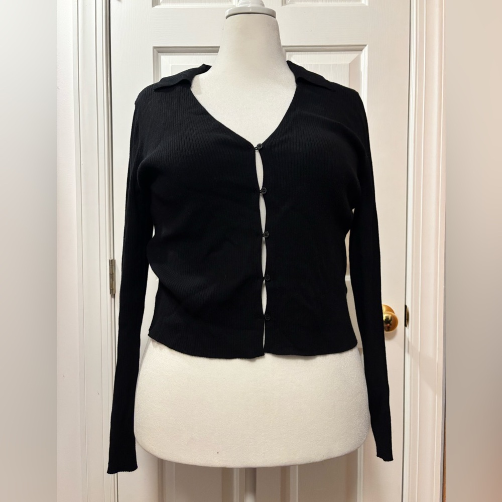 H&M Black Women's Cardigan Sweater